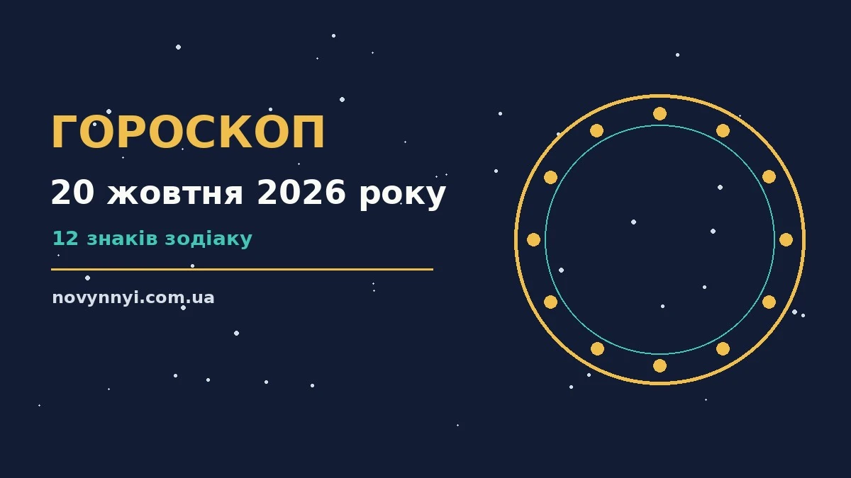 Зоряне небо над українським містом увечері 20 жовтня 2026 року
