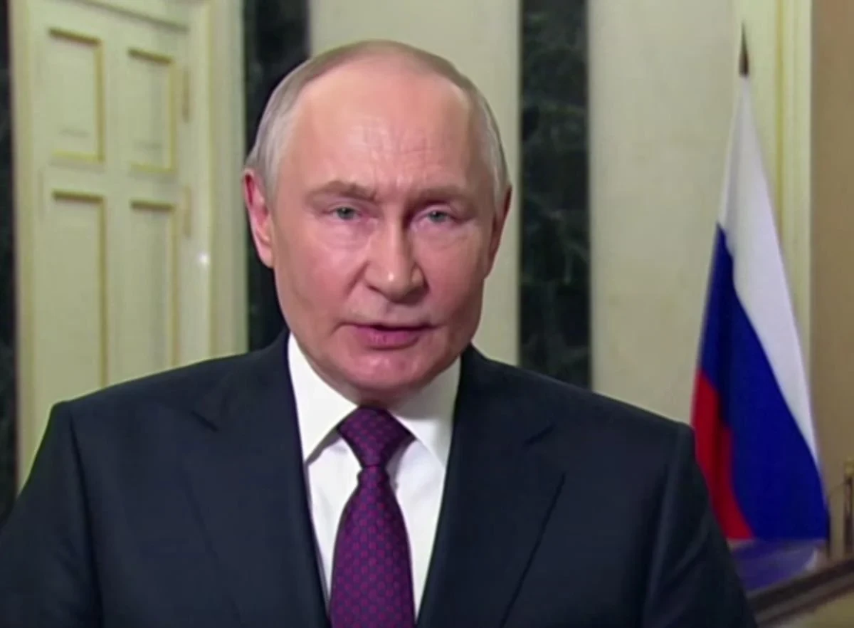 Путін під час виступу на з'їзді «Деловая Россия» 15 жовтня 2026 року